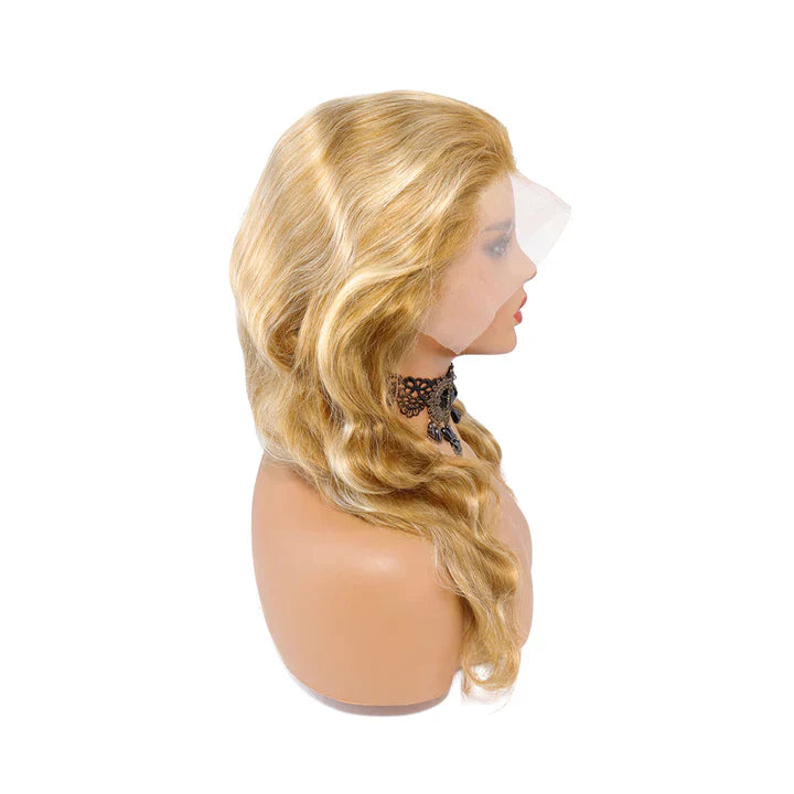 13×4 Body Wave Lace Front Wigs Human Hair with 200% Density P30/613 Color Wigs Pre Plucked Natural Hairline Wigs