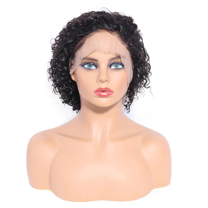 Cacaolux Curly Pixie Cut Wig For Black Women Human Hair Wigs Bob 13x4 Lace Wigs