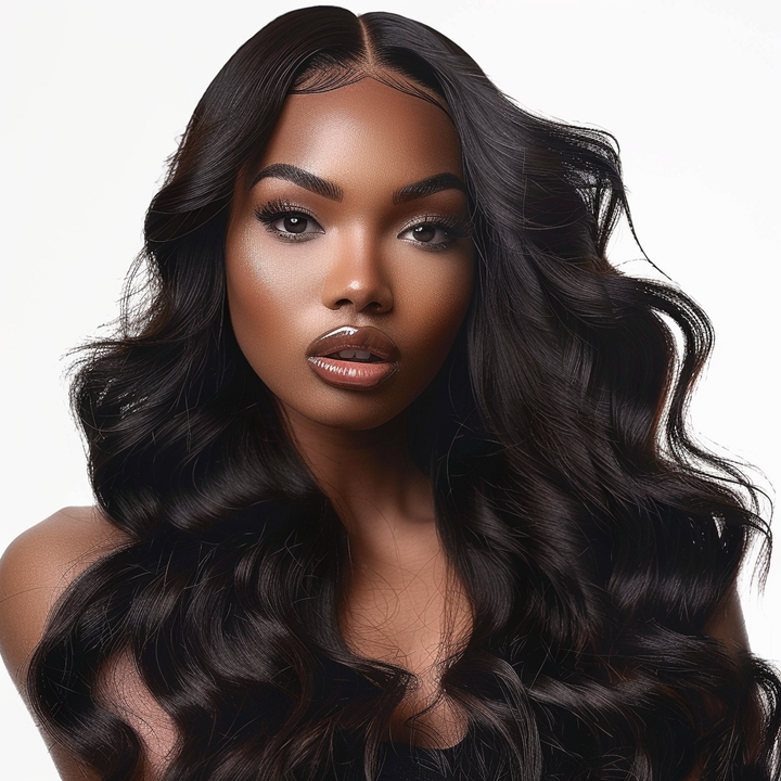 13×4 Body Wave Lace Front Wigs 200% Density Human Hair Wigs Pre Plucked with Baby Hair Natural Hairline