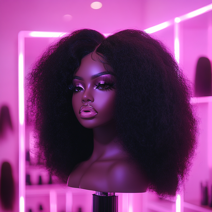 Black Women Straight Hair Wigs Easy Wear for Daily Use with Baby Hair
